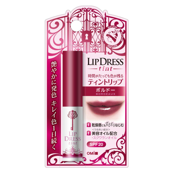 Menturm Lip Dress Tint Bordeaux 2G - 滋润唇膏，色彩鲜艳