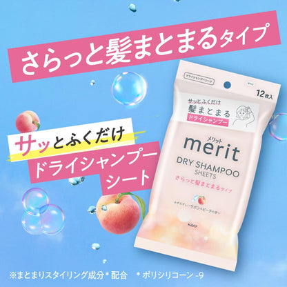 Merit Dry Shampoo Sheets 20-Pack for Smooth Hair