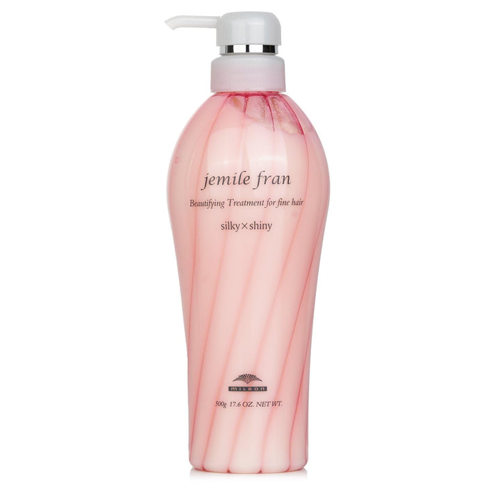 Milbon Jemile Fran Fine Hair Treatment 500g for Soft and Voluminous Locks