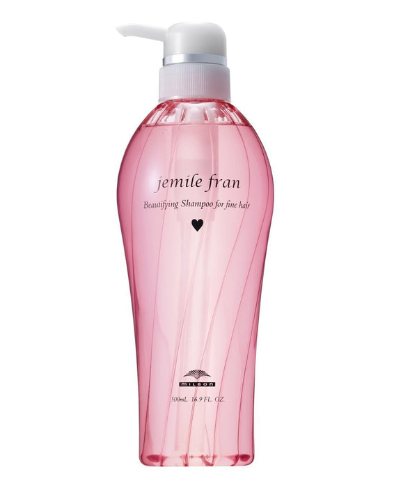 Milbon Jemile Fran Fine Hair Shampoo 500ml Boosts Volume and Shine