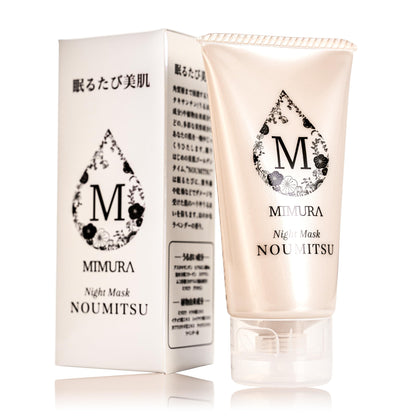 Mimura Night Mask Noumitsu 48g: Astaxanthin Hyaluronic Acid Moisturizer
