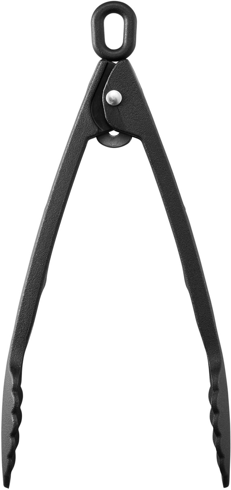 Thermos Mini Black Nylon Kitchen Tongs KT-T002 BK Compact Cooking Tool