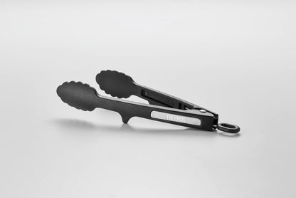 Thermos Mini Black Nylon Kitchen Tongs KT-T002 BK Compact Cooking Tool