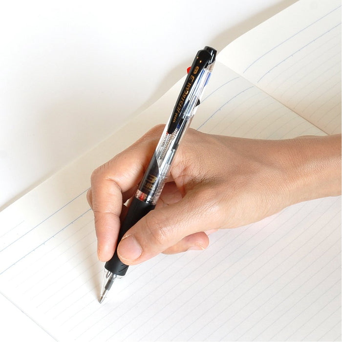 Mitsubishi Pencil 3-Color Ballpoint Pen Jetstream 1.0mm Transparent Easy Write