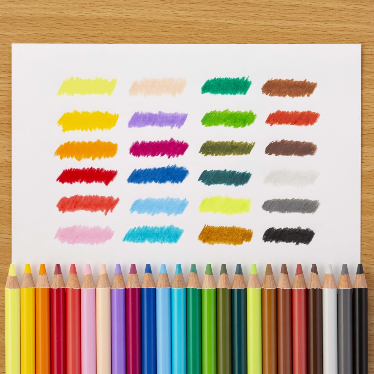 Mitsubishi Pencil Toirono 24 Color Set Colored Pencils for Artists