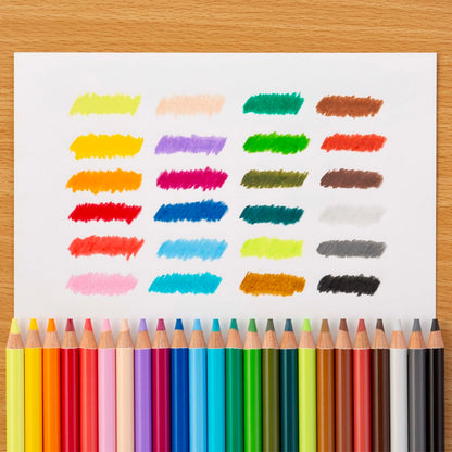 Mitsubishi Pencil Toirono 24 Color Set Colored Pencils for Artists