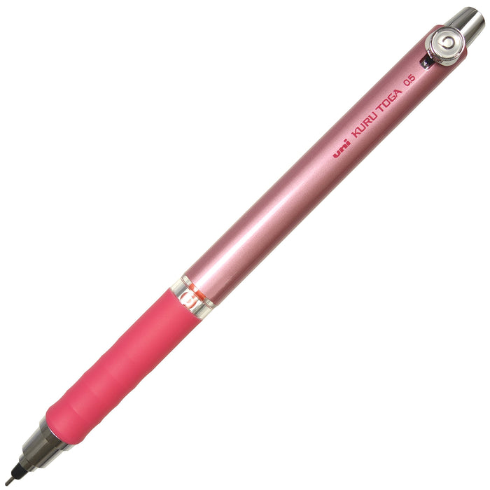 Mitsubishi Pencil Kurutoga 0.5mm Mechanical Pencil with Rubber Grip - Pink