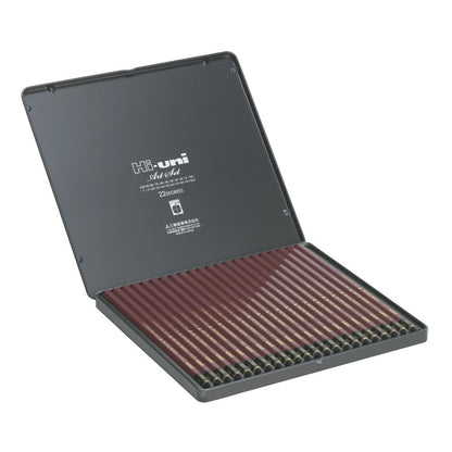 Him Mitsubishi Hi-Uni Art Set 22 Pcs Premium Artist Pencils Huas Uni