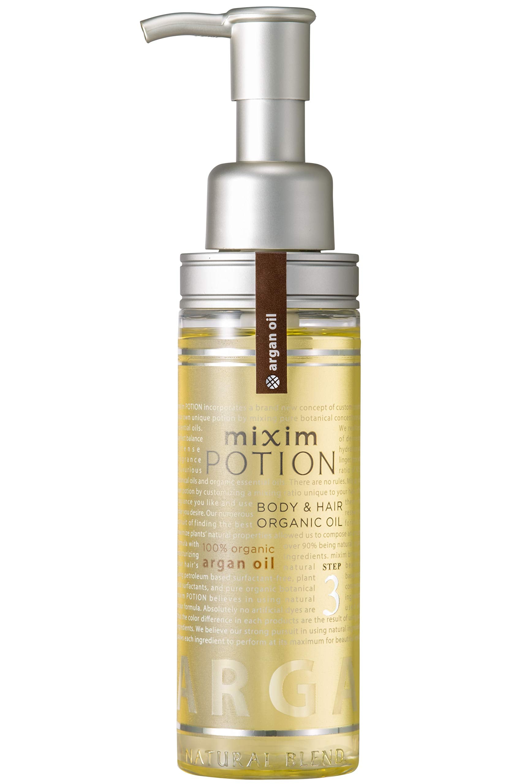 Mixim Potion Argan Beauty Oil 100ml with Bergamot Scent for Whole Body