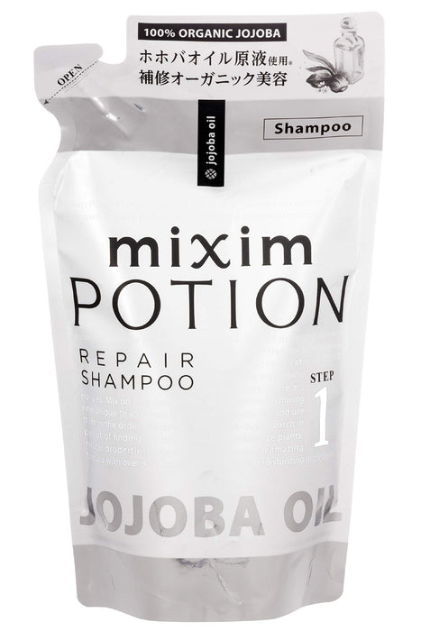 Mixim Potion Ex Repair Shampoo Refill 350ml Organic Care for Damaged Hair
