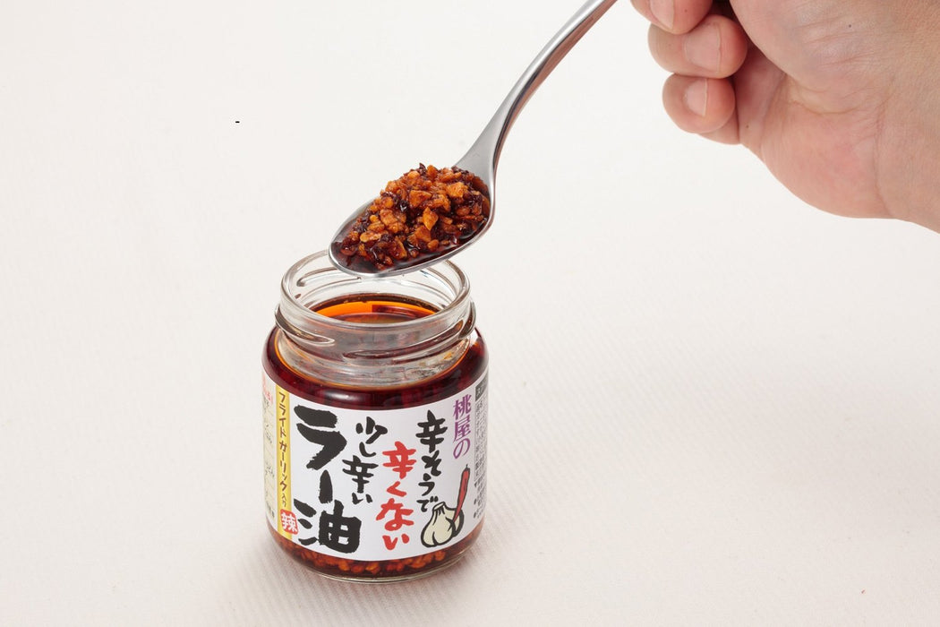 Momoya Slightly Spicy Chili Oil 110G - Flavorful and Mild Heat