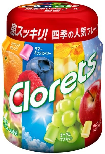 Mondelez Clorets Xp Seasonal Assorted Mint Bottle - 140g