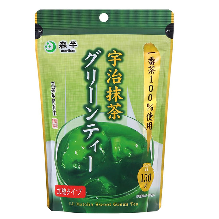 森半宇治抹茶甜绿茶粉 150g 高级日本混合茶