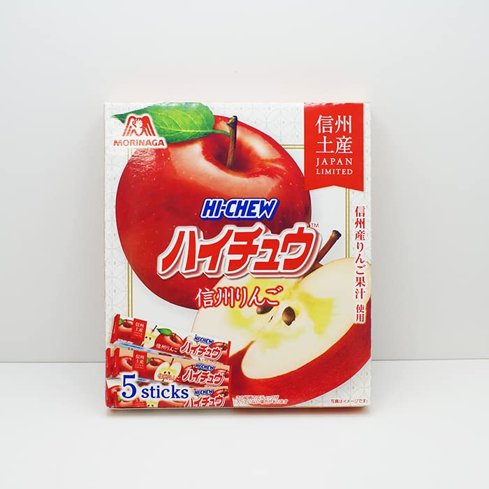 Hi Chew Shinshu Apple Soft Candy 276G 5-Stick Pack by Morinaga