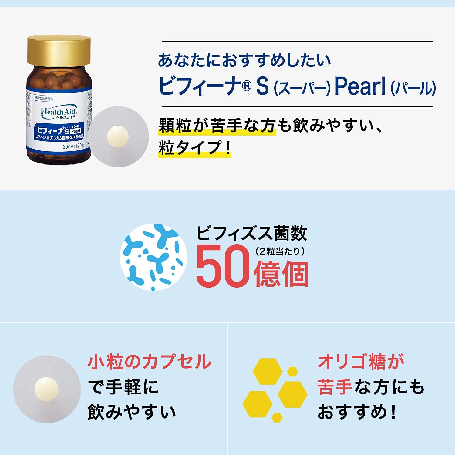 Morishita Jintan Health Aid Biffina S Pearl 30-Day Intestinal Support Supplement