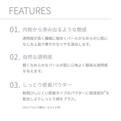 Pig Muice Moist Highlighter 3.5G Suhada Beige Glossy Translucent Powder