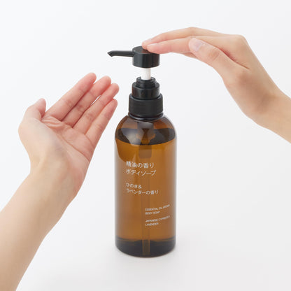 Muji Essential Oil Body Soap 400ml Hinoki Lavender Scent