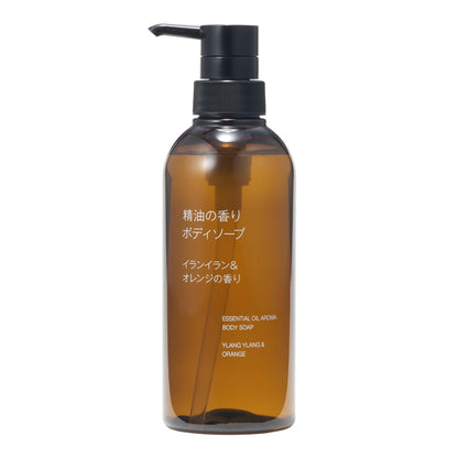 Muji Ylang Ylang Orange Scent Body Soap 400ml Essential Oil Formula