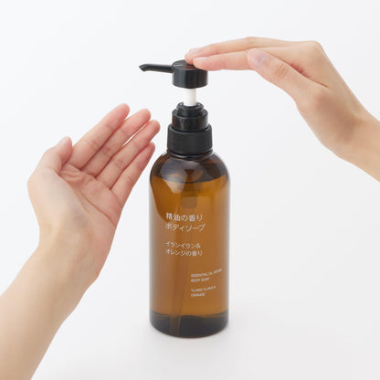 Muji Ylang Ylang Orange Scent Body Soap 400ml Essential Oil Formula