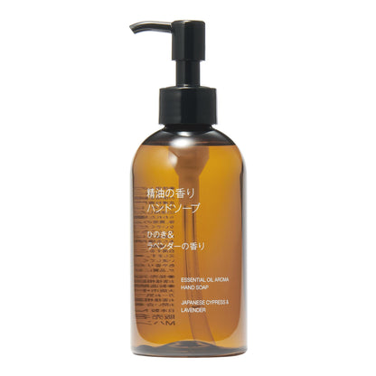 Muji Essential Oil Hand Soap Hinoki Lavender Scent 200ml Oar62A4A