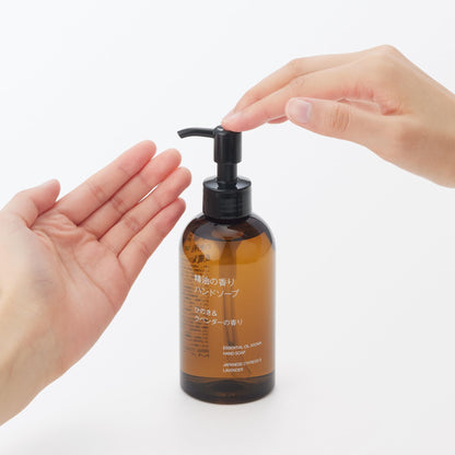 Muji Essential Oil Hand Soap Hinoki Lavender Scent 200ml Oar62A4A