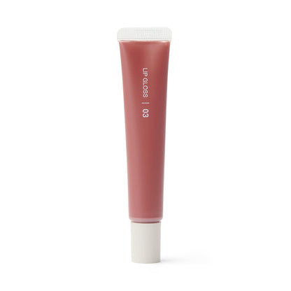 Muji Lip Gloss Pink Brown 10.5G Hydrating Shine for Soft Lips