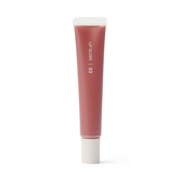 Muji Lip Gloss Pink Brown 10.5G Hydrating Shine for Soft Lips