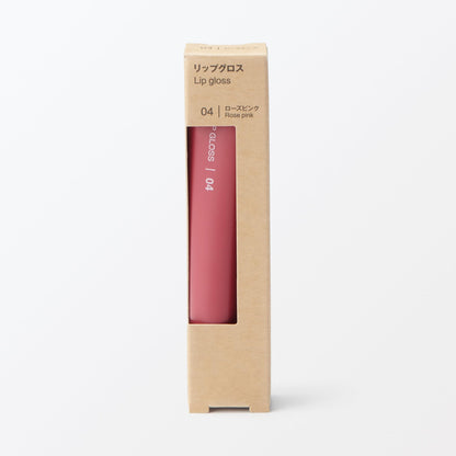 Muji Lip Gloss Rose Pink 10.5G Voluminous Shine 84845673