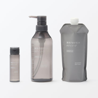 Muji Medicated Deodorant Body Soap Refill 340ml Fresh Clean Formula