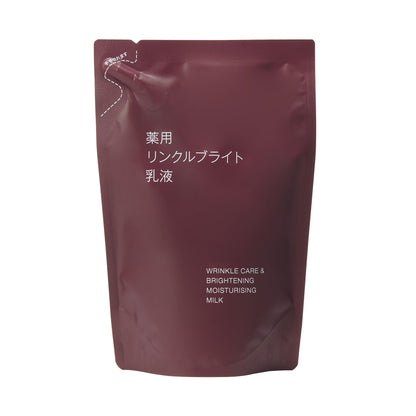 Muji Medicated Wrinkle Bright Lotion Refill 180ml for Smoother Skin