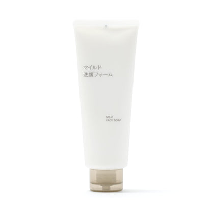Muji Mild Facial Cleanser Large Capacity 220G for Gentle Skin Care