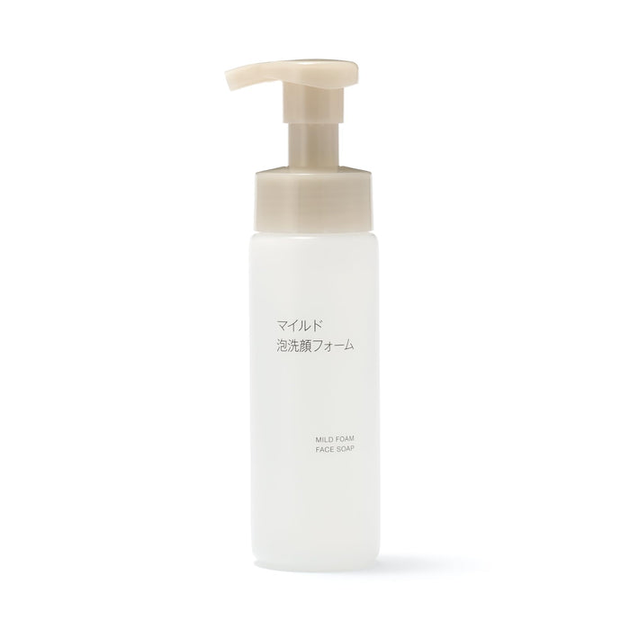 Muji Mild Foam Facial Cleanser 200Ml Deep Cleansing for All Skin Types