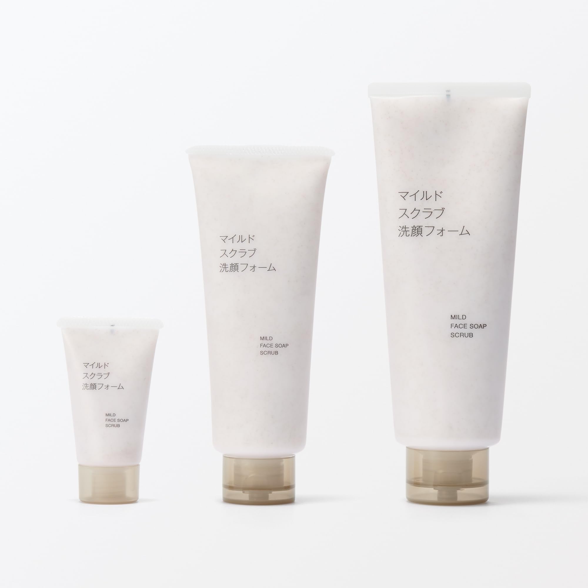 Muji Mild Scrub Facial Cleanser 150G Gentle Exfoliating Face Wash