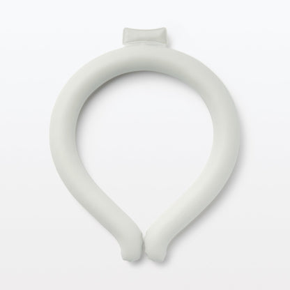 Muji Gray Neck Cooler L 15.5x18cm Inner Circumference 39cm 83896102
