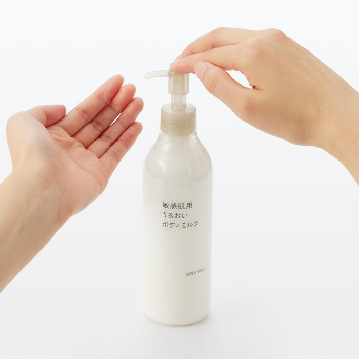 Muji Sensitive Skin Body Milk 300Ml Hydrating Moisturizer for Delicate Skin