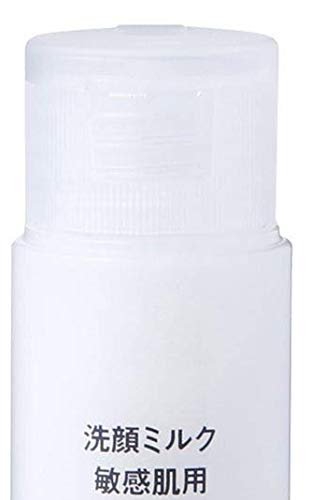 Muji Sensitive Skin Face Wash Milk 50Ml Gentle Cleanser For Delicate Skin