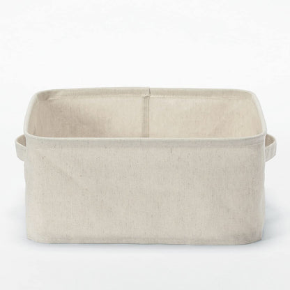 Muji Small Softbox 35x35x16cm Polyester Linen Square Model 12403470
