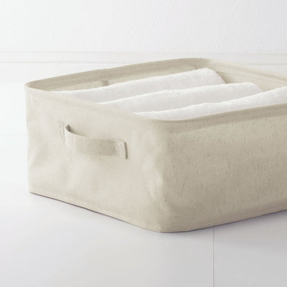 Muji Small Softbox 35x35x16cm Polyester Linen Square Model 12403470