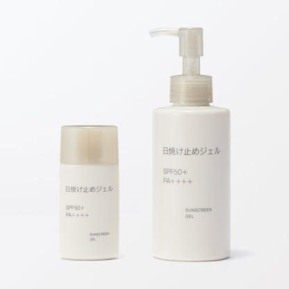 Muji Sunscreen Gel Portable SPF50 PA 30ml High Protection