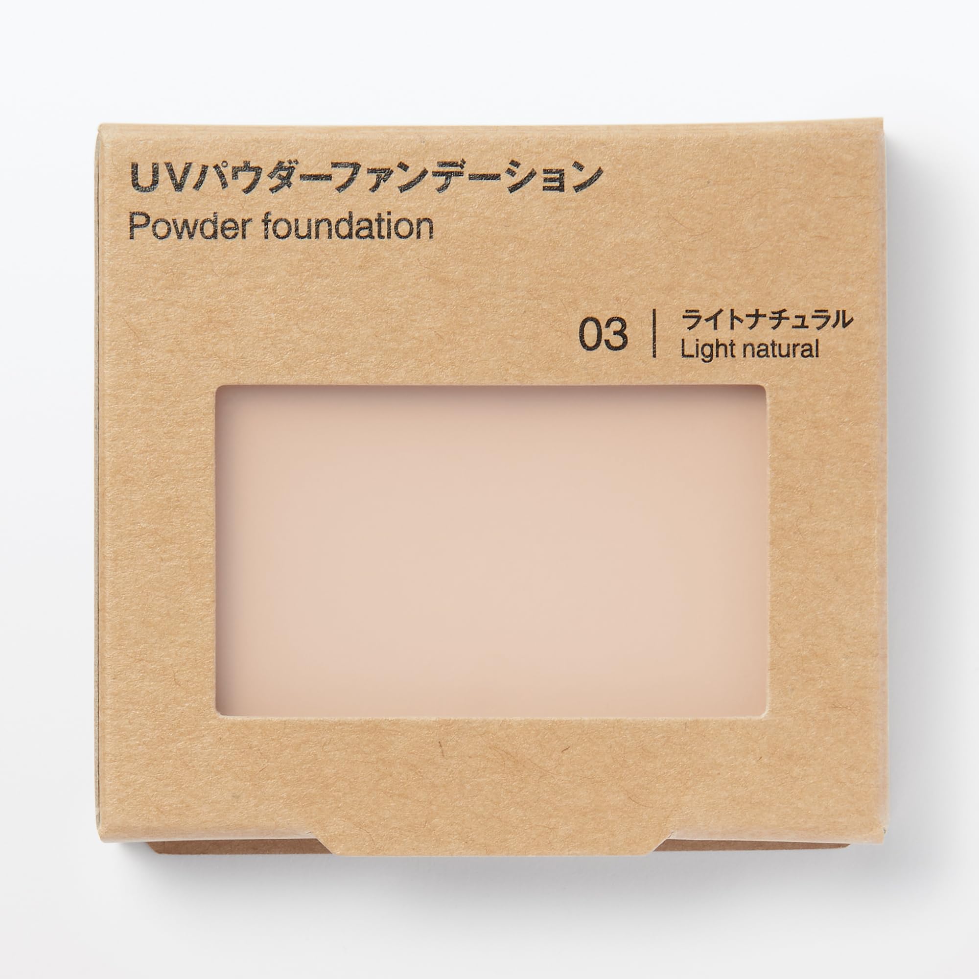Muji UV Powder Foundation Light Natural SPF 30 PA+++ 10.3g OAP39A4S