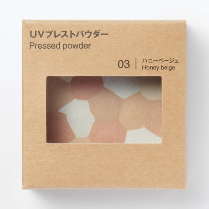 Muji UV Pressed Powder Honey Beige SPF33 PA+++ 9.1g