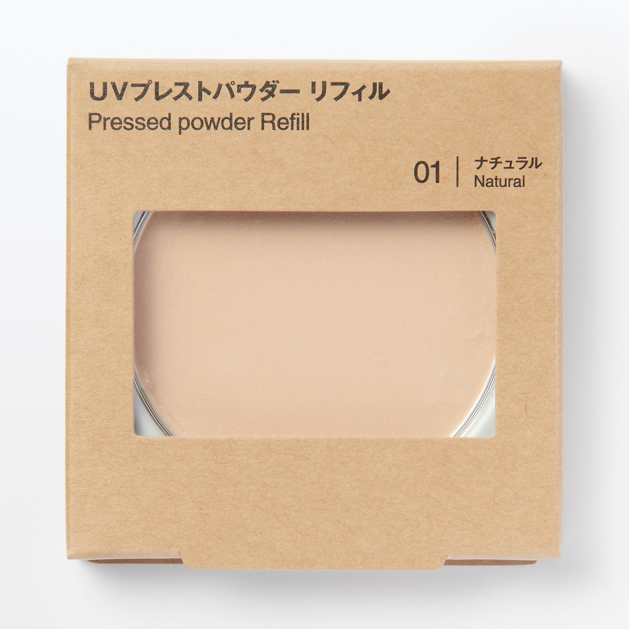 Muji UV Pressed Powder Refill Natural SPF50 PA 9.2g for Flawless Skin