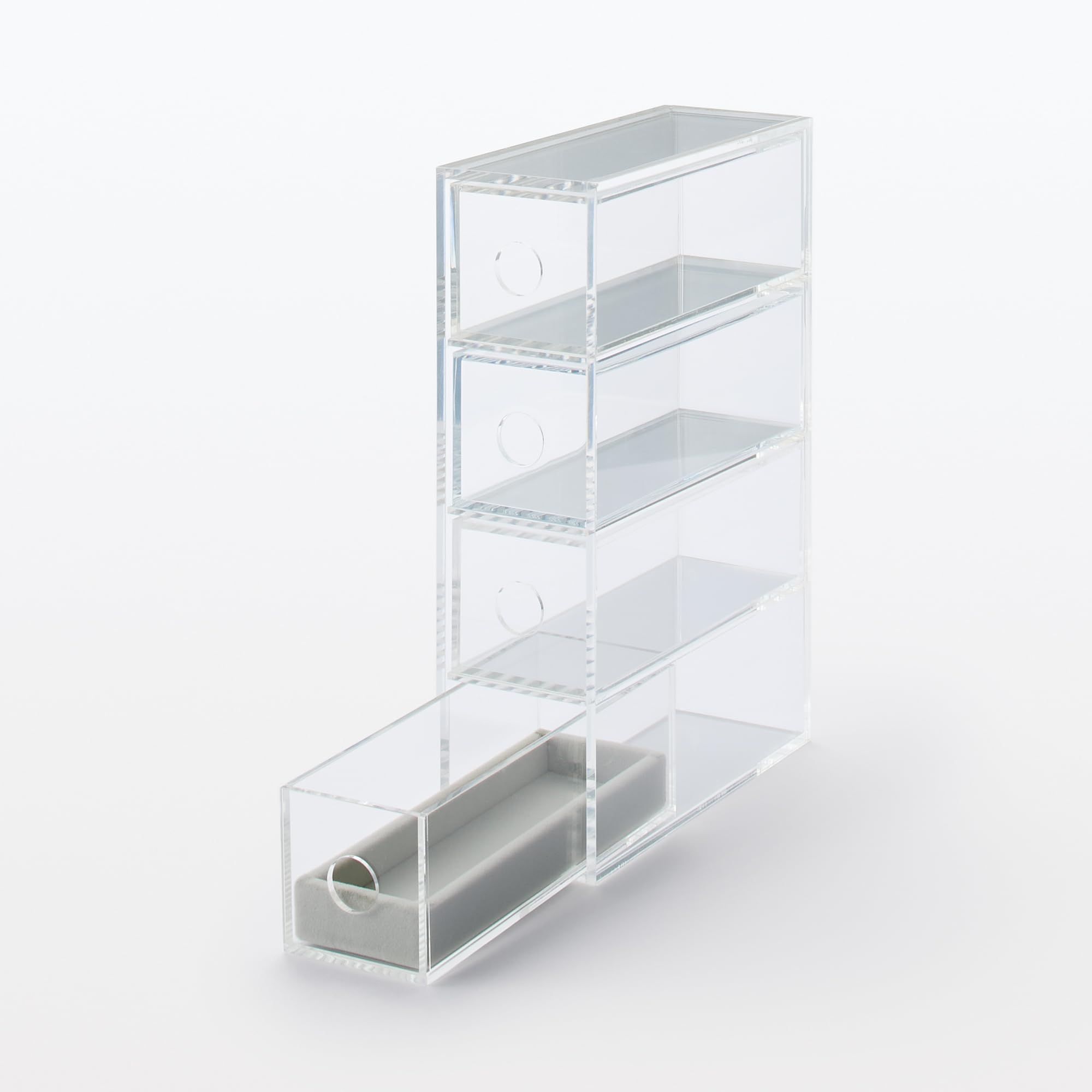 Muji Velour Box Divider for Glasses & Accessories 5x16.5x2cm