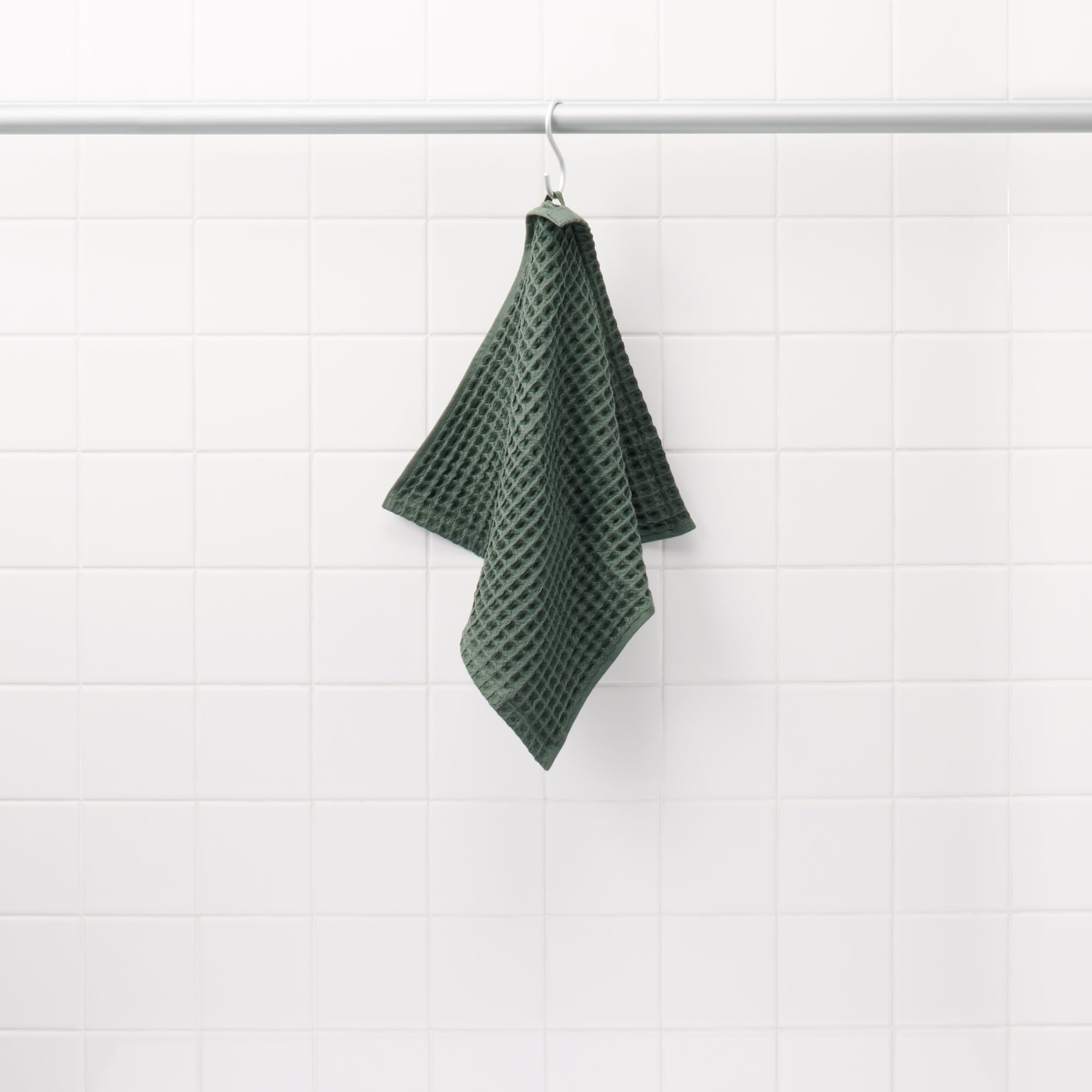 Muji Waffle Hand Towels 10-Pack Green 34x35cm Smooth Touch 84705861