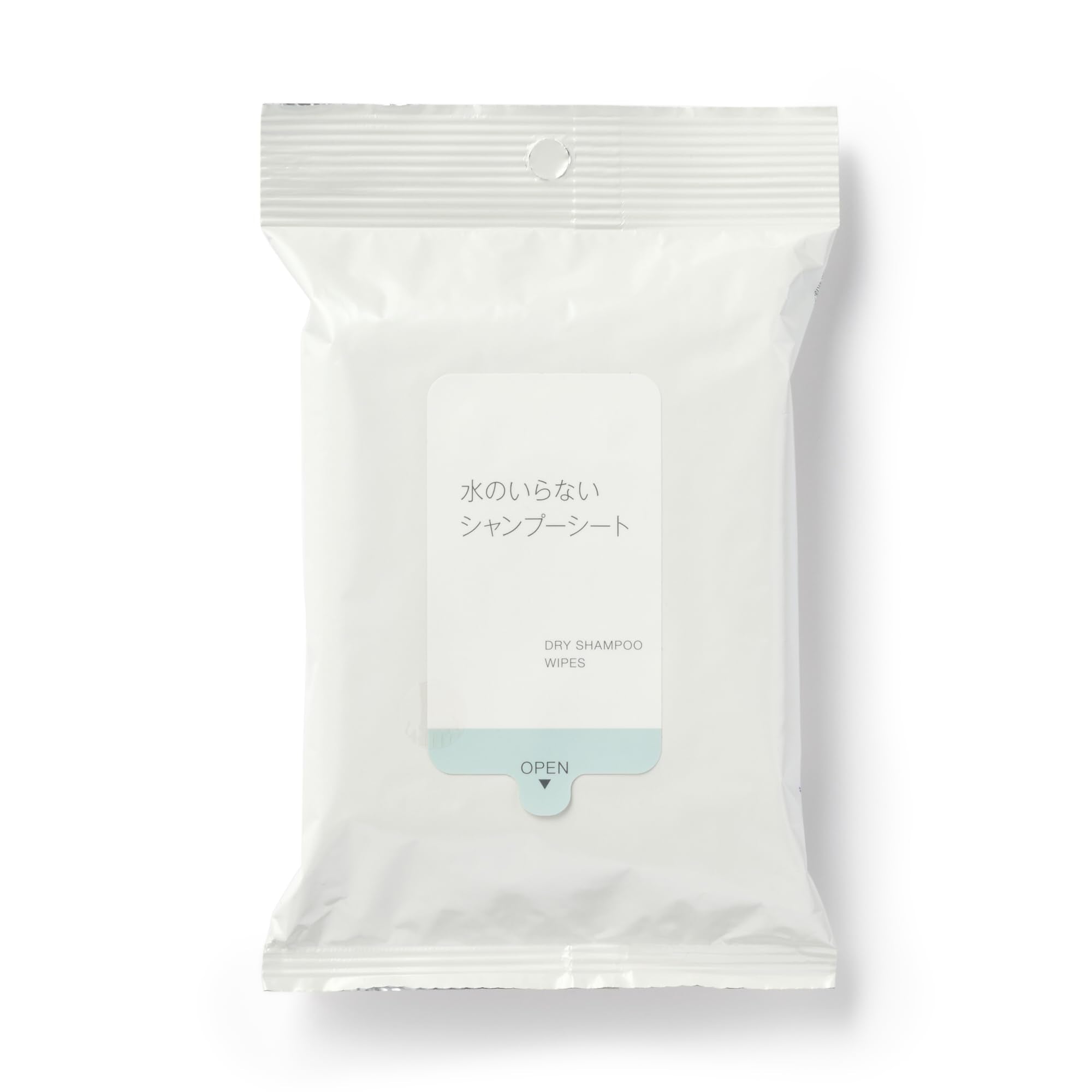 Muji Waterless Shampoo Sheets 12-Pack 250x200mm Eco-Friendly Travel Essentials
