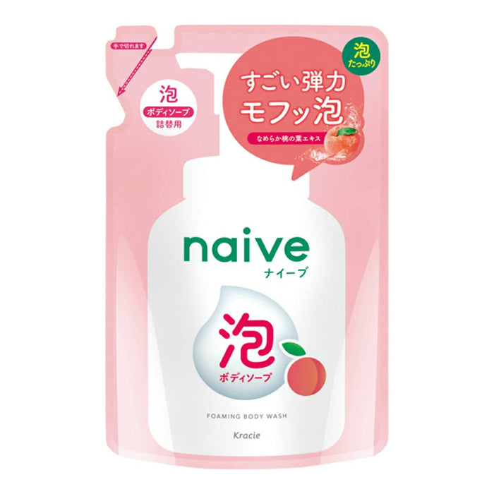 Naive Foam Body Soap Refill 450ml - Gentle and Refreshing Cleanser