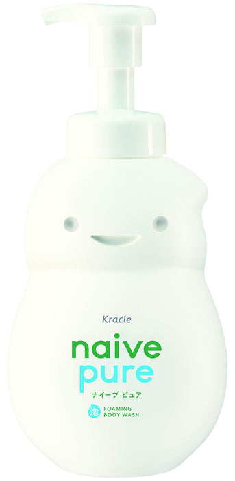 Naive Pure 无添加剂泡沫沐浴露泵 550ml - 婴儿和儿童安全清洗