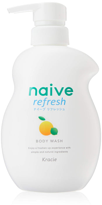 Naive Refresh Body Soap with Sea Mud Jumbo 530Ml - Naive