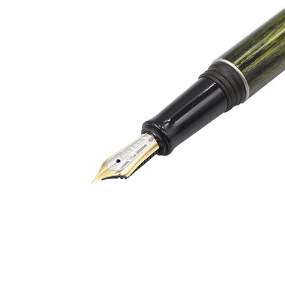 Nakabayashi Taccia Lacquer Fountain Pen Tamami [Tamamizu] Green Shadow [Ryokuei] Ttm-14F-Re-Ef
