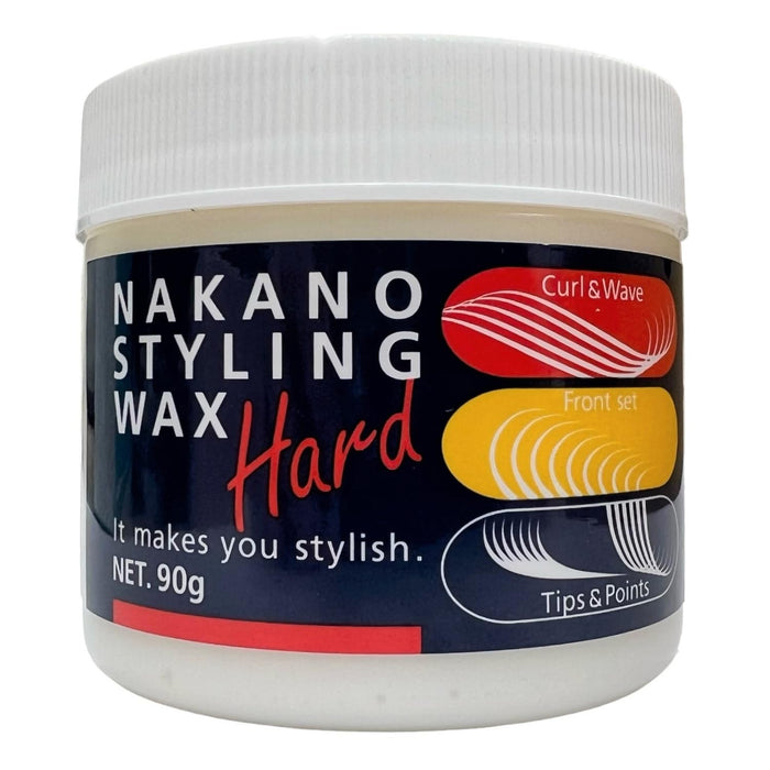 Nakano Hard Styling Wax 90G Cream Clear - Long-lasting Hold 90G